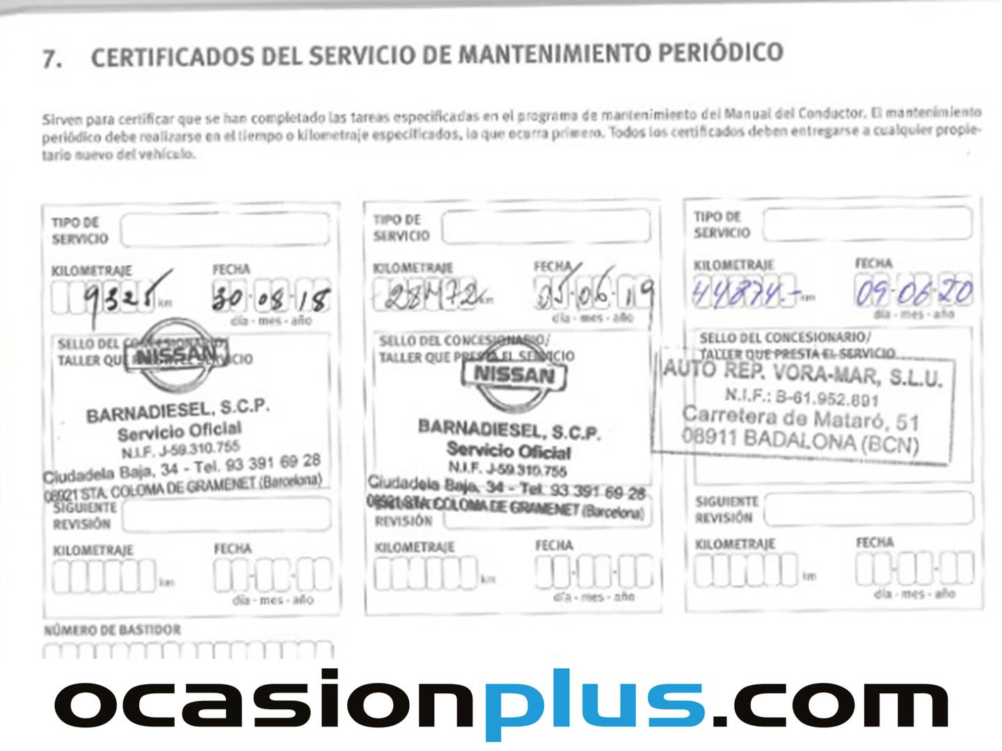 Foto del mantenimiento del Nissan QASHQAI Nissan Qashqai dCi 130 Tekna 4x2 XTronic (130 CV)