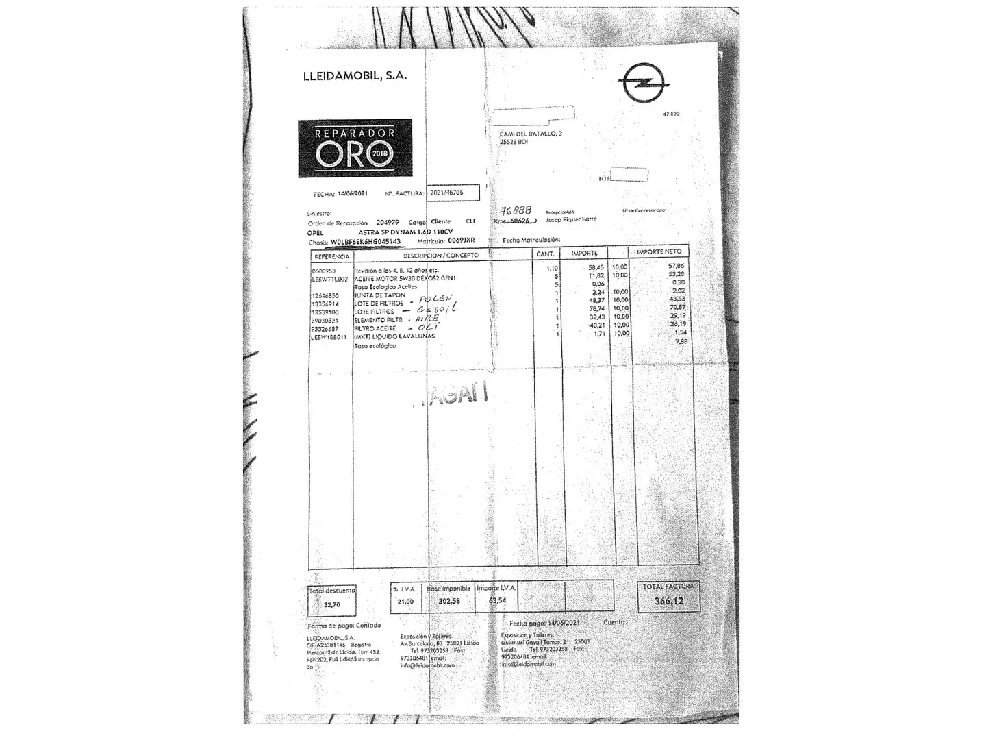 Foto Opel Astra Opel Astra 1.6 CDTi Dynamic  (110 CV)