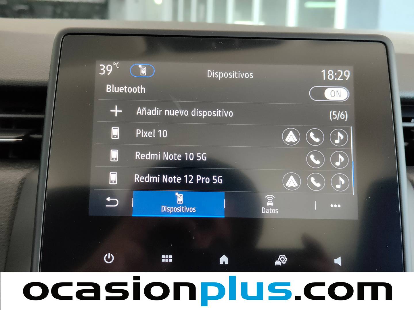 Equipamiento del Renault Clio Renault Clio Intens E-Tech Híbrido (140 CV)