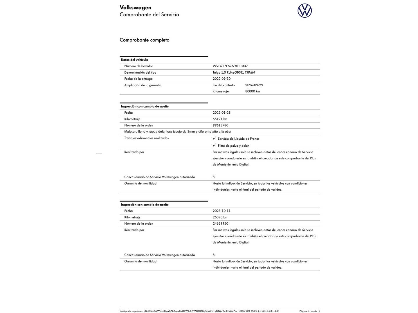 Foto Volkswagen Taigo Volkswagen Taigo R-Line 1.0 TSI (110 CV)