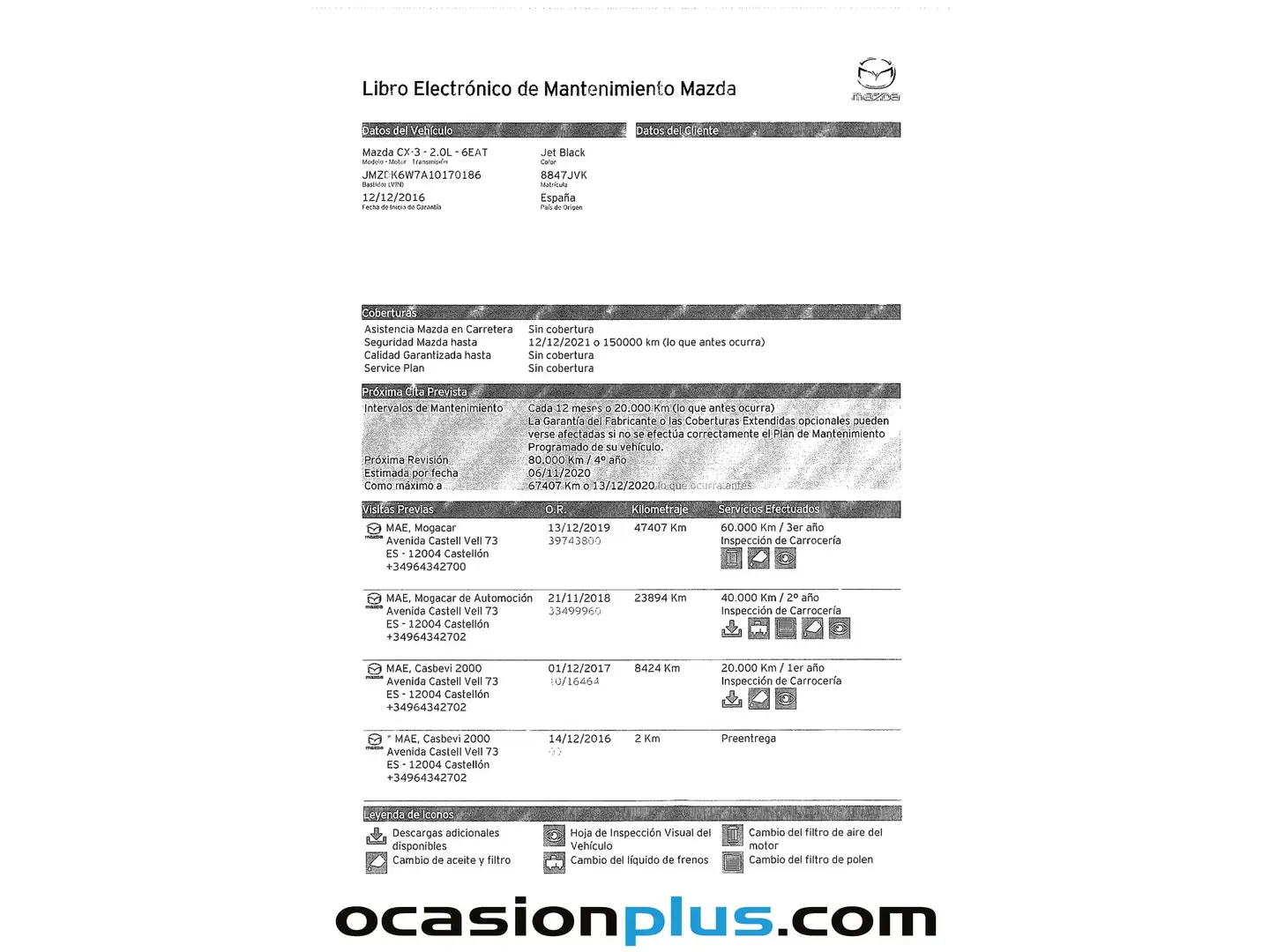 Foto Mazda CX-3 Mazda CX-3 2.0 SKYACTIV GE Luxury 2WD AT (120 CV)