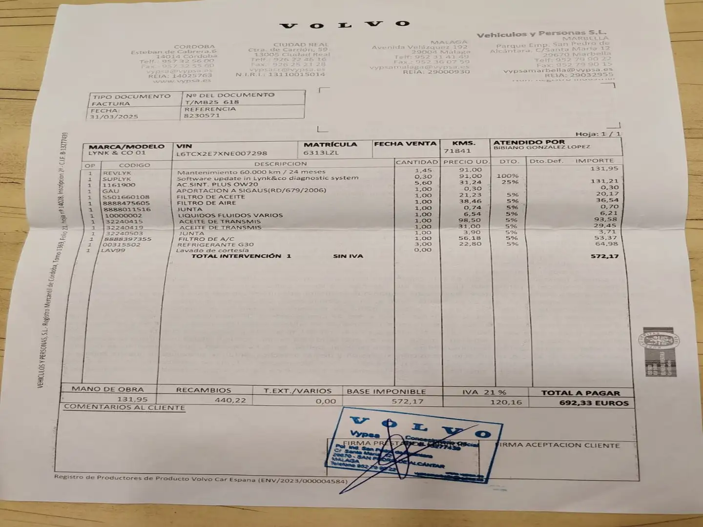 Foto Lynk & Co 01 Lynk & Co 01 1.5 PHEV (261 CV)