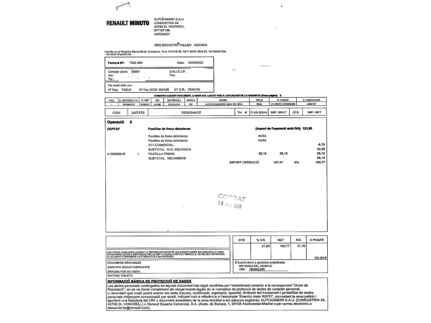 Foto Dacia Sandero Dacia Sandero dCi 90 Stepway (90 CV)