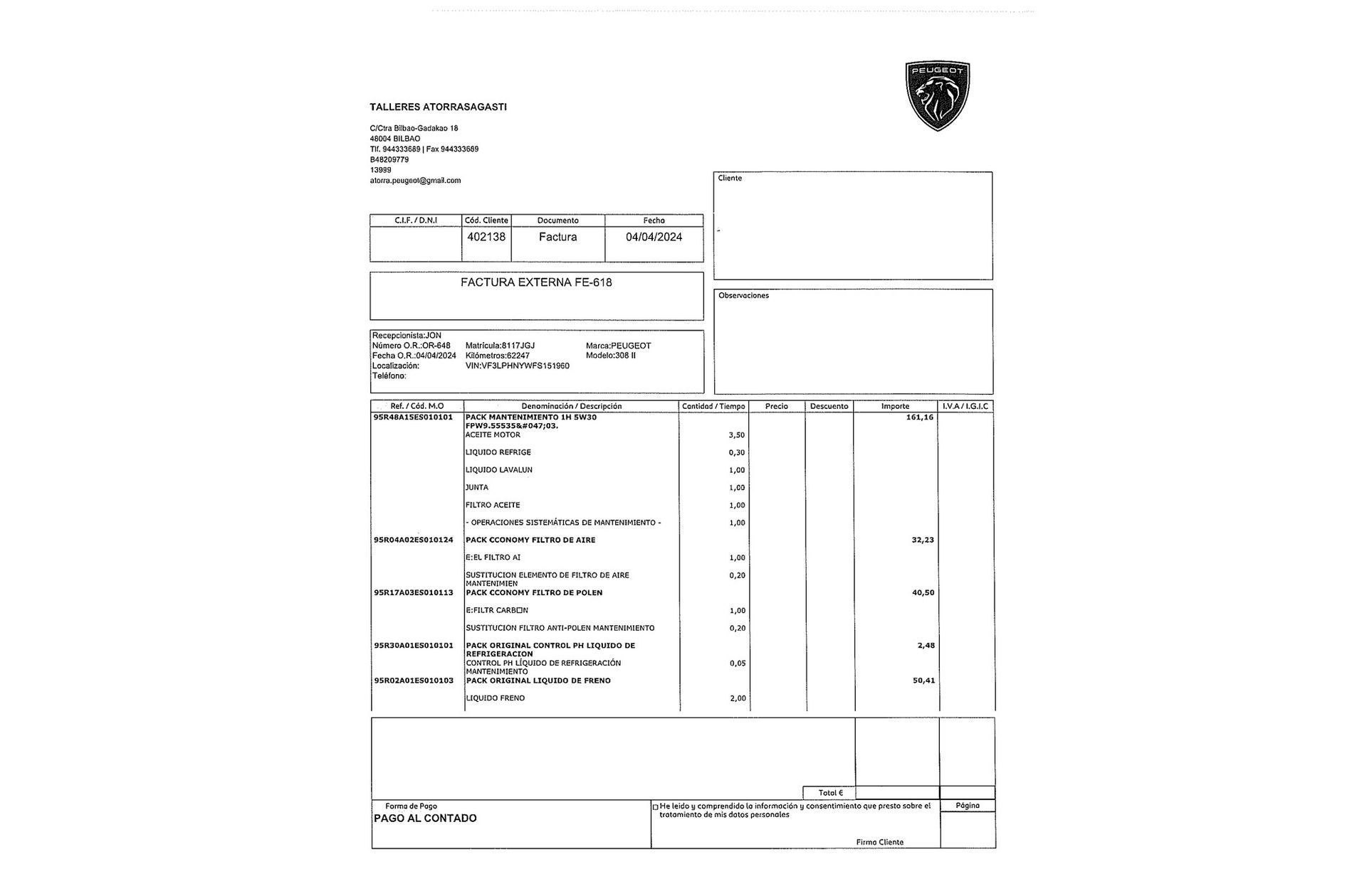 Peugeot 308 1.2 PureTech GT Line EAT6 - foto 24