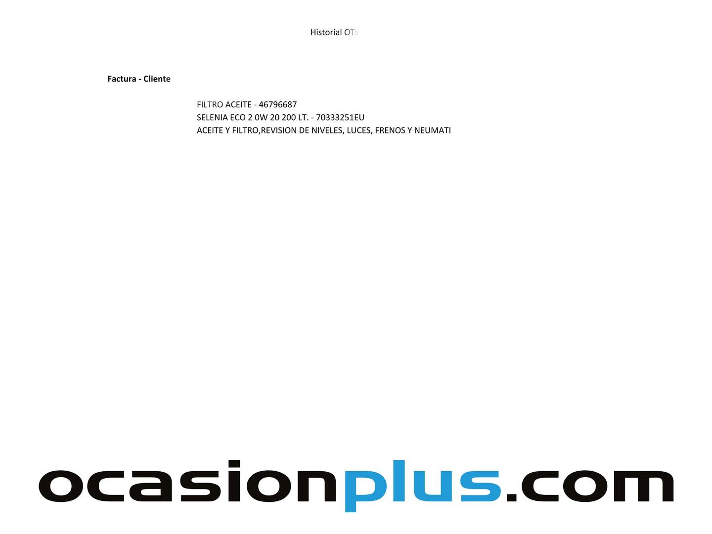 Foto del mantenimiento del Fiat 500 Fiat 500 1.0 Hybrid Dolcevita (70 CV)
