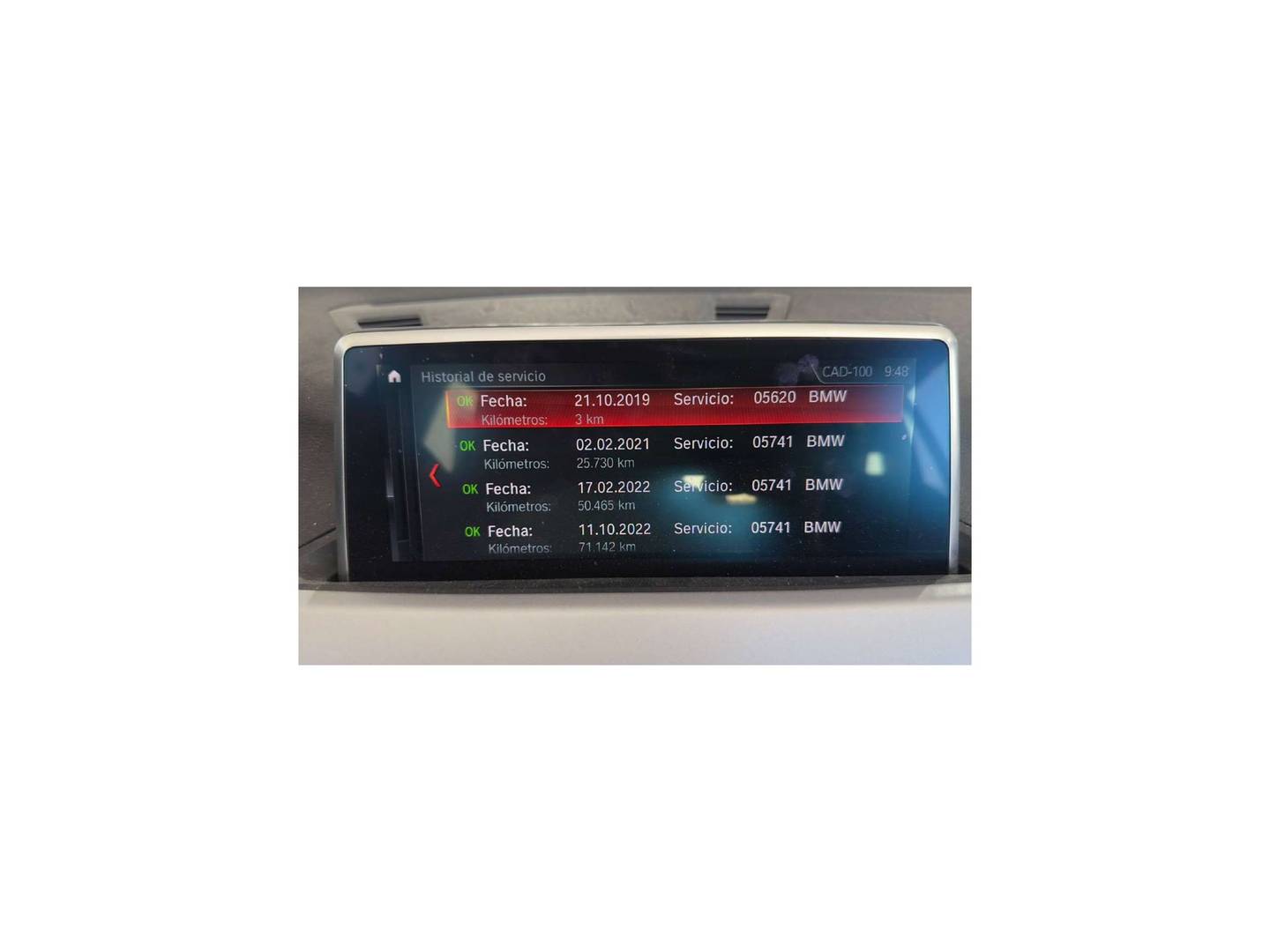 Foto del mantenimiento del BMW X1 BMW X1 sDrive16d (116 CV)