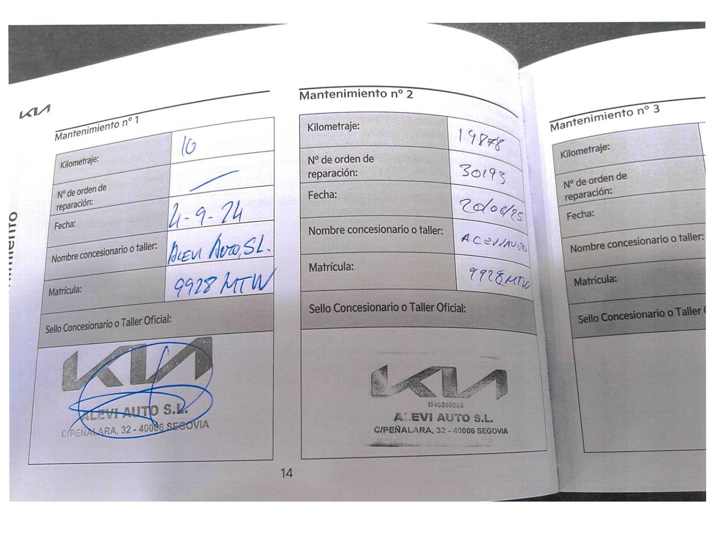 Foto del mantenimiento del KIA Sportage KIA Sportage 1.6 CRDi MHEV Drive 4x2  (136 CV)