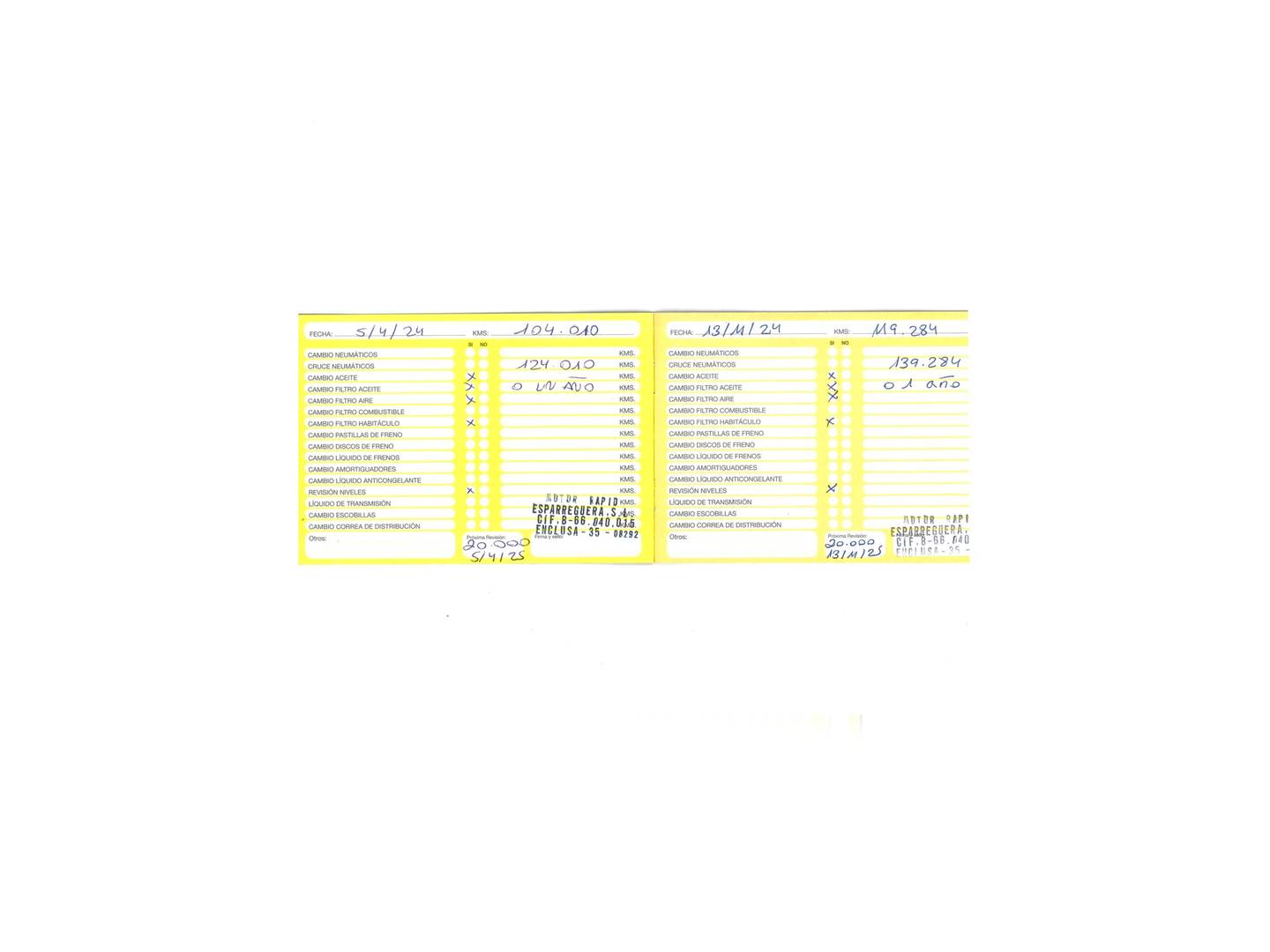 Foto del mantenimiento del Seat Arona Seat Arona 1.0 TSI Ecomotive FR DSG (115 CV)