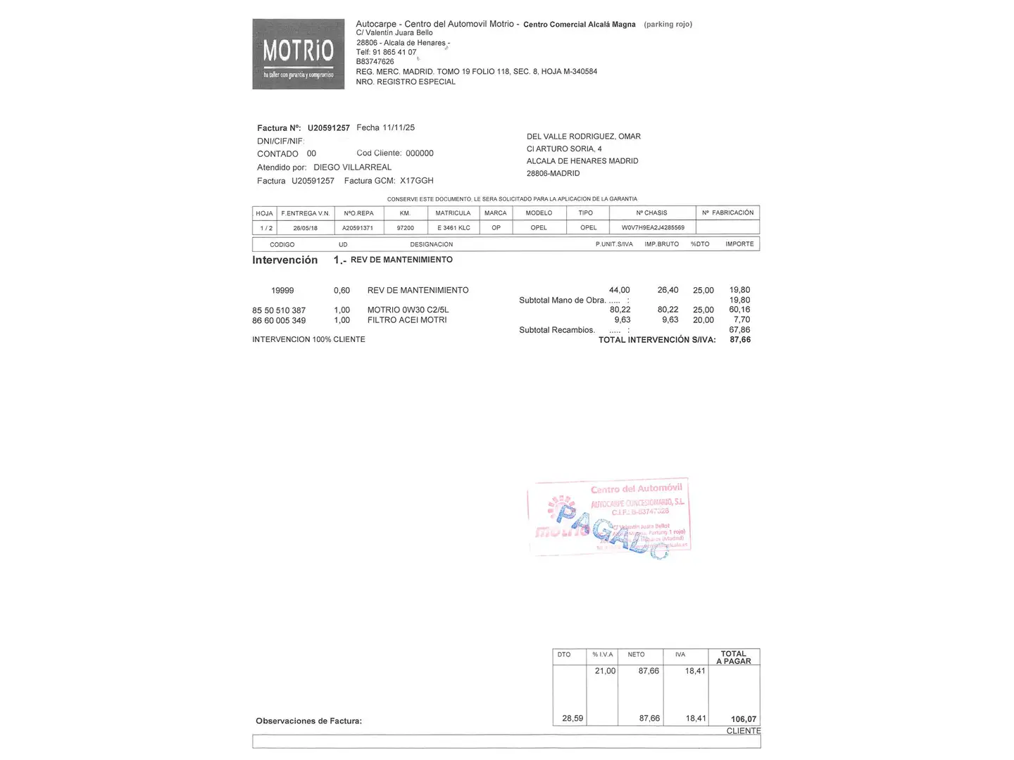 Foto Opel Crossland X Opel Crossland X 1.6 Turbo Excellence (99 CV)