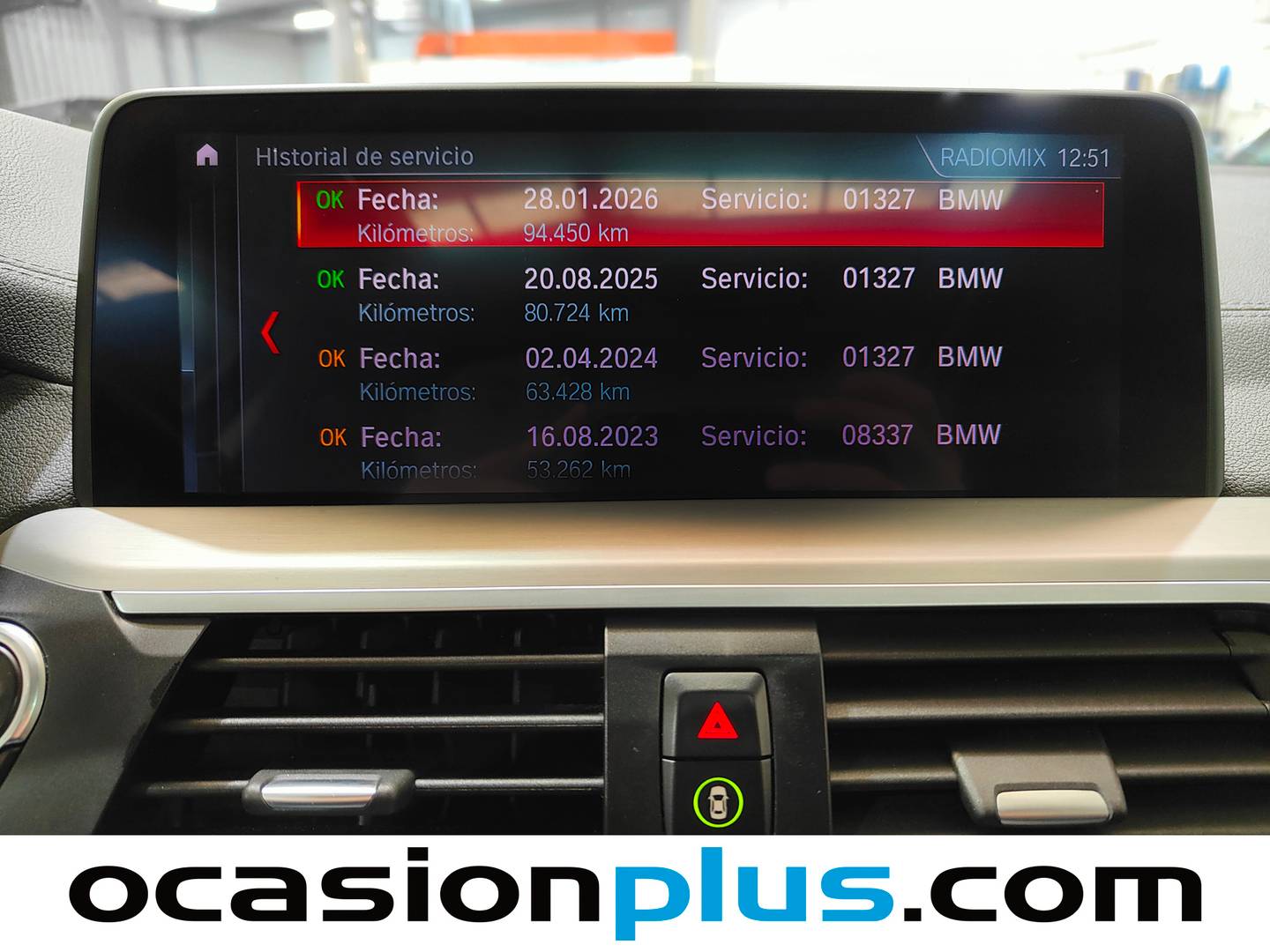 Foto del mantenimiento del BMW X3 BMW X3 xDrive30i (252 CV)