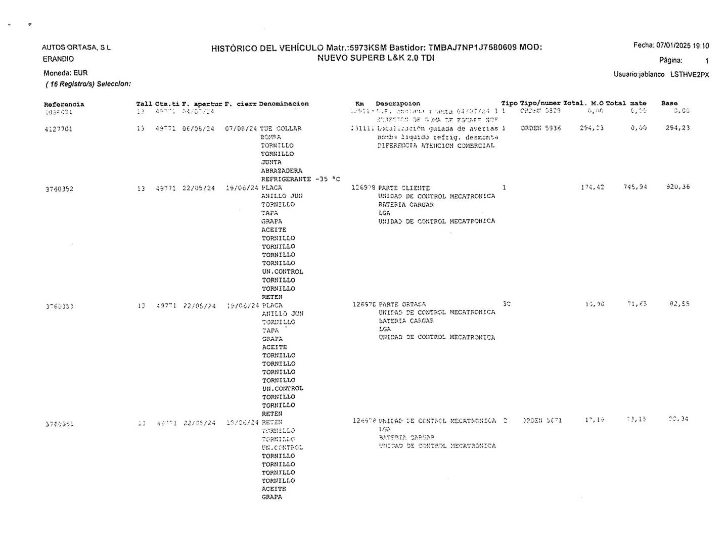 Foto Skoda Superb Skoda Superb 2.0 TDI Laurin&Klement DSG (190 CV)