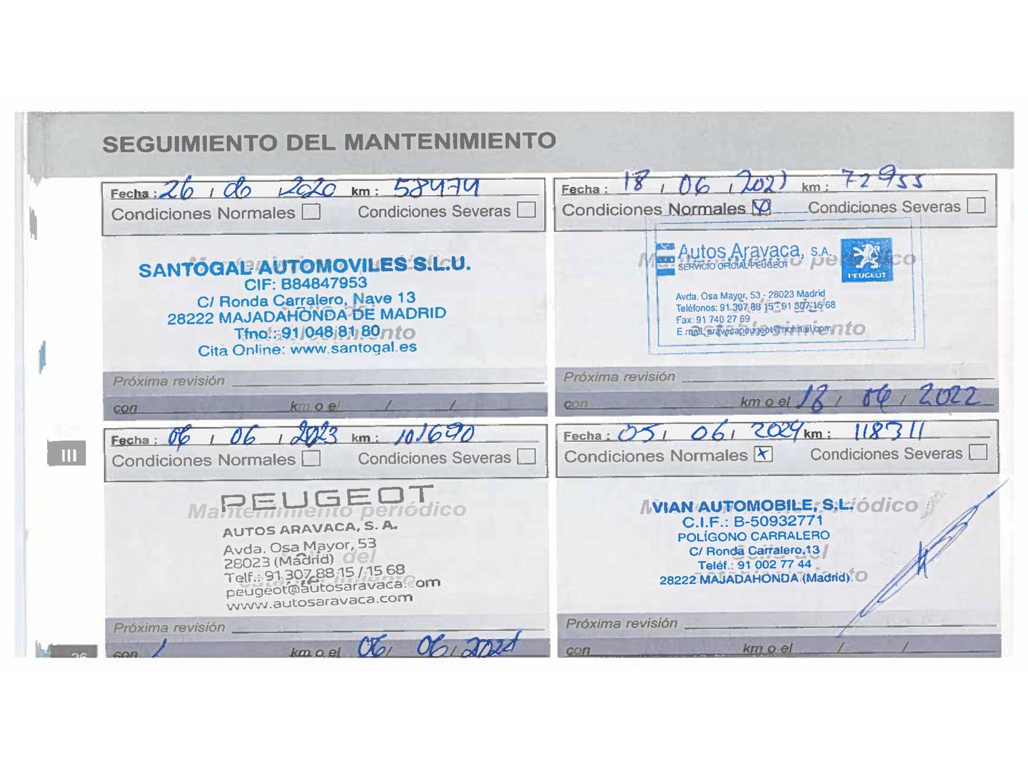 Foto del mantenimiento del Peugeot 5008 Peugeot 5008 BlueHDI 150 GT-Line S&S (150 CV) 7 Plazas