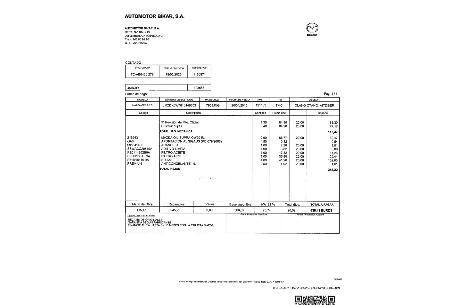 Mazda CX-3 2.0 Skyactiv GE Style+ Nav 2WD - foto 20