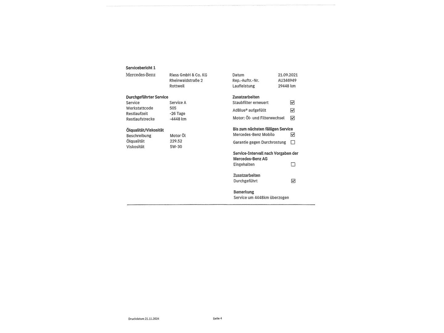 Foto del mantenimiento del Mercedes GLC Coupé Mercedes GLC Coupé 300 d 4Matic (245 CV) Pack AMG