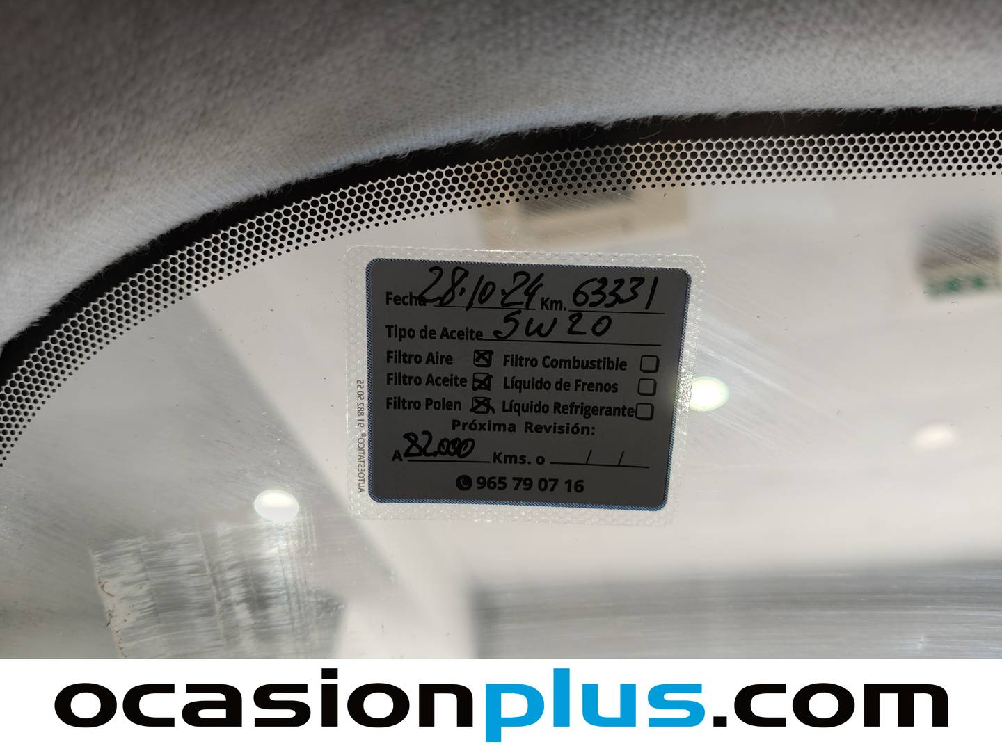Foto del mantenimiento del Ford Tourneo Courier Ford Tourneo Courier 1.0 EcoBoost Sport (100 CV)