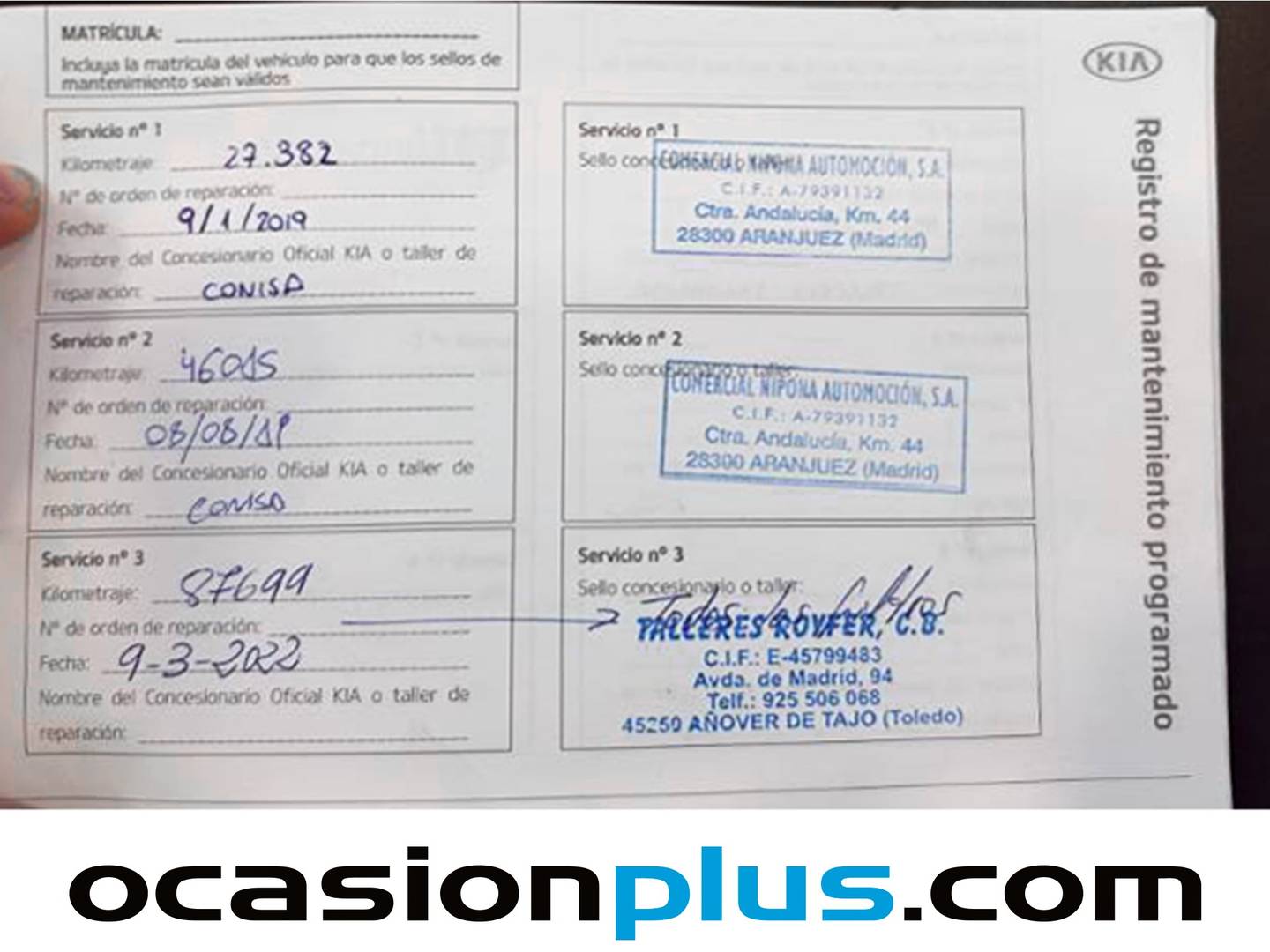 Foto del mantenimiento del KIA Ceed KIA Ceed 1.6 CRDi VGT x-Tech17 (136 CV)