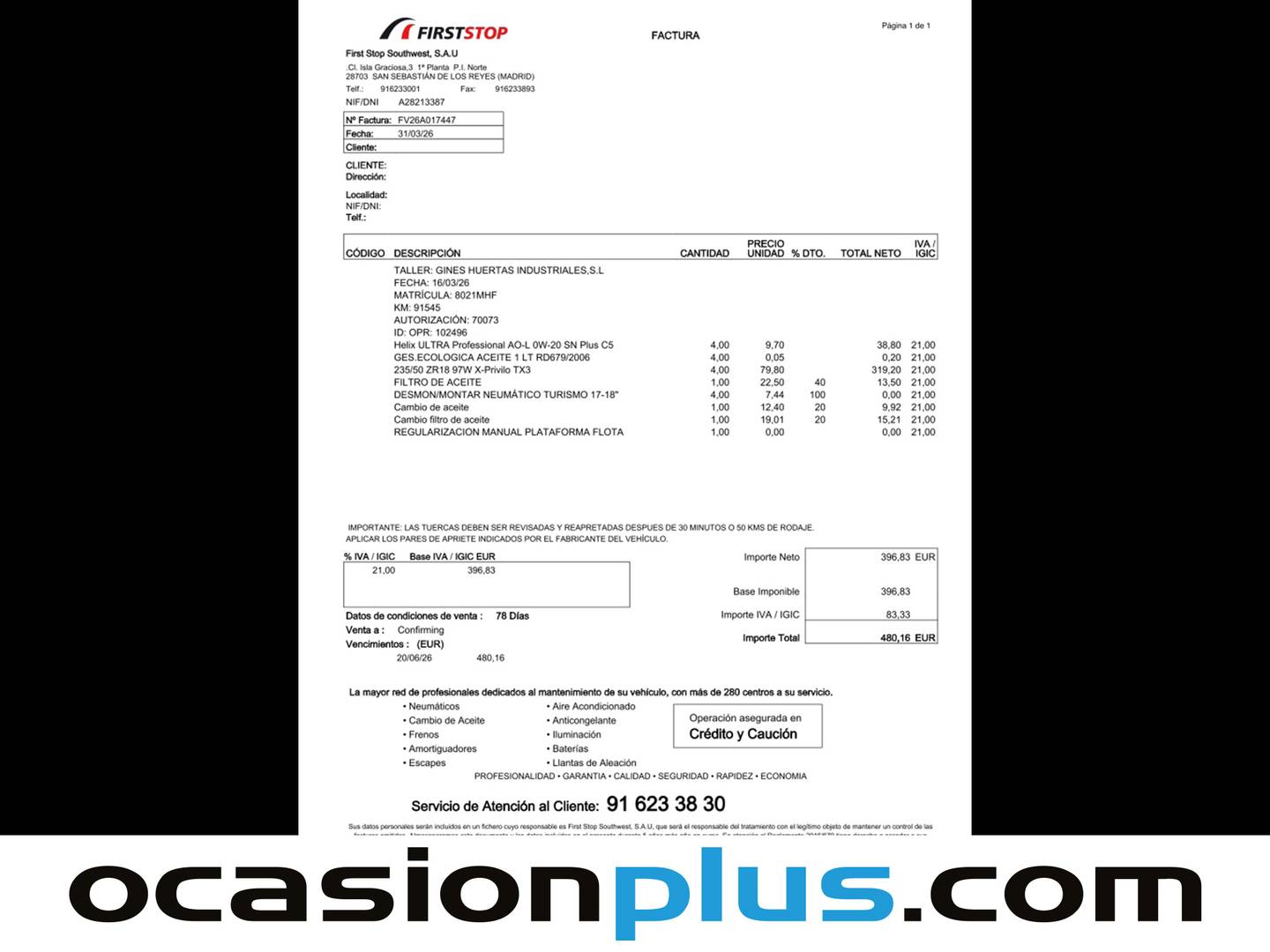 Foto del mantenimiento del MG eHS MG eHS 1.5 T-GDI PHEV Luxury (258 CV)