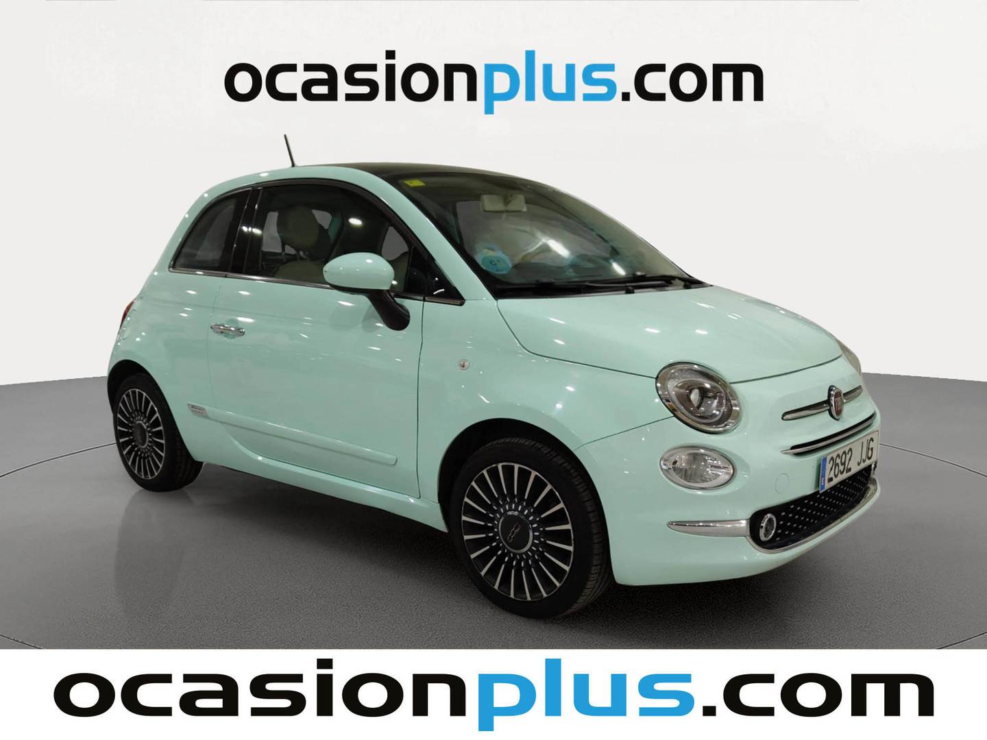 Foto delantera Fiat 500 Fiat 500 1.2 8v Lounge (69 CV) derecha