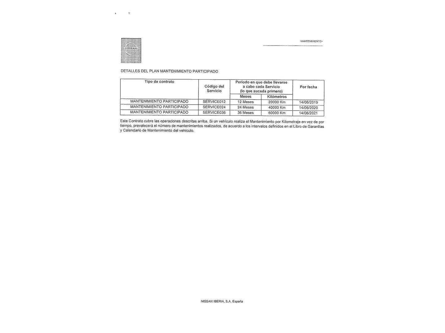 Foto del mantenimiento del Nissan X-TRAIL Nissan X-Trail 1.6 DIG-T Tekna 4x2 (163 CV)