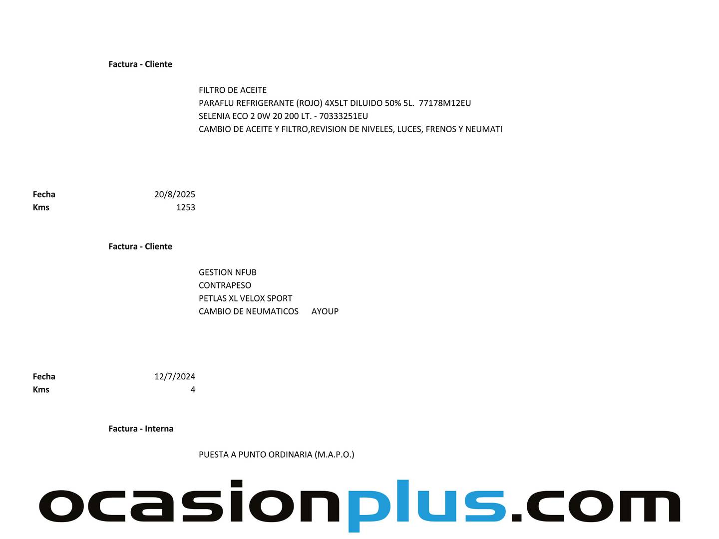 Foto del mantenimiento del Fiat 500 Fiat 500 1.0 Hybrid Dolcevita (70 CV)