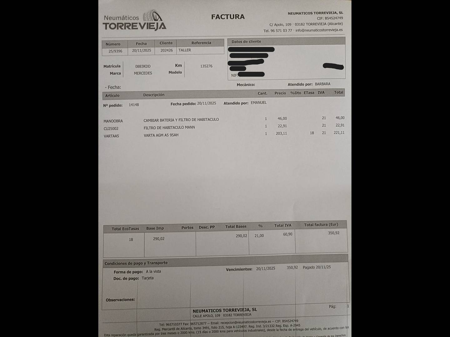 Foto Mercedes Clase E Mercedes-Benz Clase E E 220 d Coupe (194 CV) Pack AMG