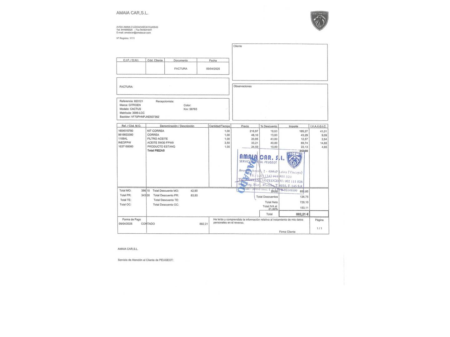 Citroën C4 Cactus Citroen C4 Cactus PureTech 110 S&S Origins (110 CV) 2019