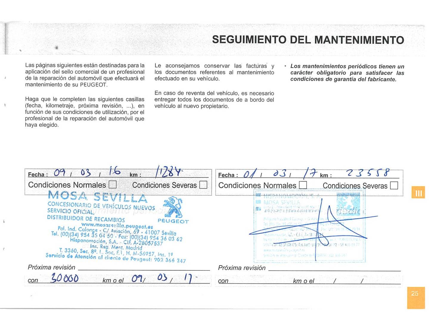 Foto del mantenimiento del Peugeot 2008 Peugeot 2008 PureTech 110 S&S Allure (110 CV)