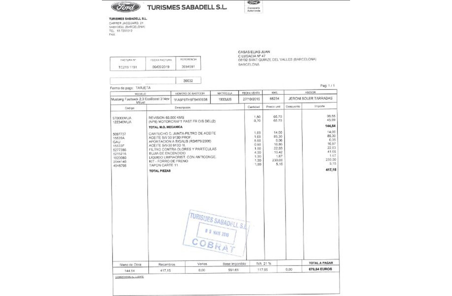 Ford Mustang 2.3 EcoBoost Mustang (Fastback) - foto 24