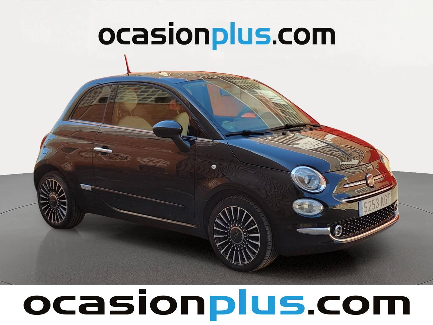 Foto delantera Fiat 500 Fiat 500 1.2 8v Lounge (69 CV) derecha