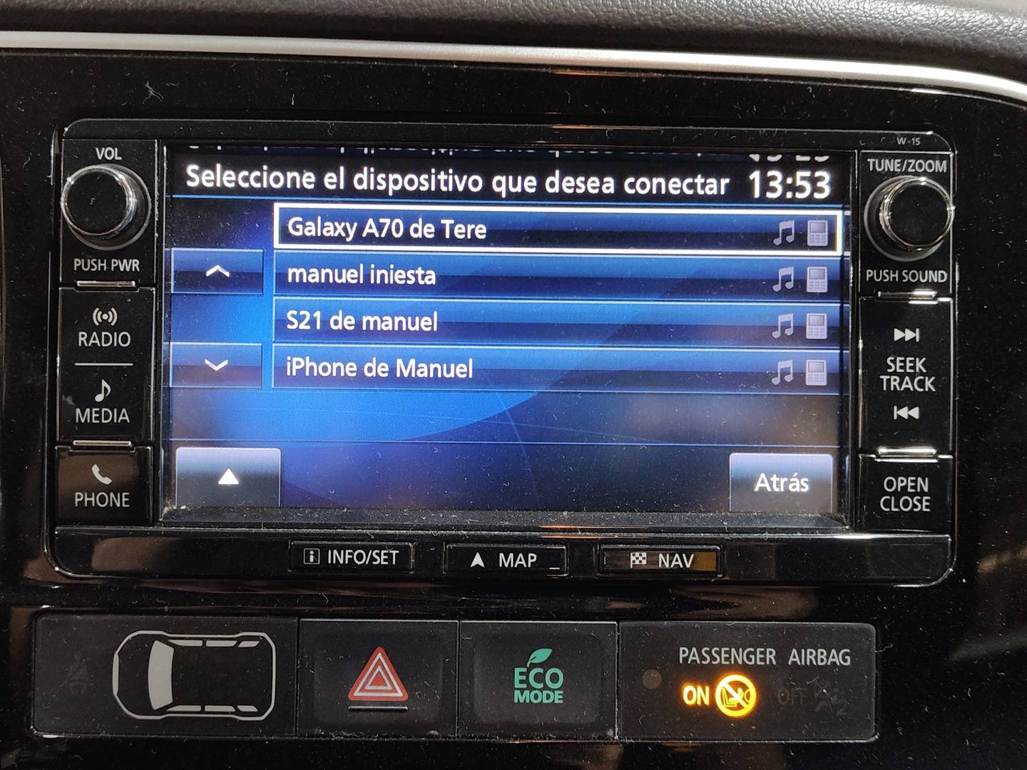 Foto Mitsubishi Outlander Mitsubishi Outlander 220 DI-D Motion 2WD (150 CV) 7 Plazas