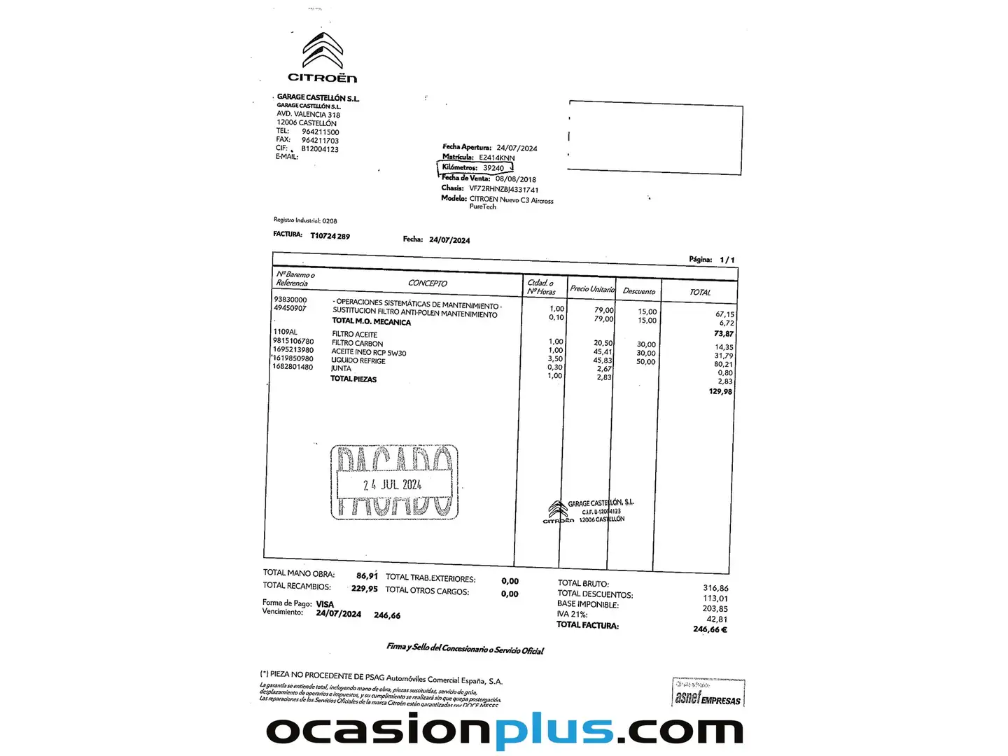 Foto Citroën C3 Aircross Citroen C3 Aircross PureTech 110 S&S Shine (110 CV)