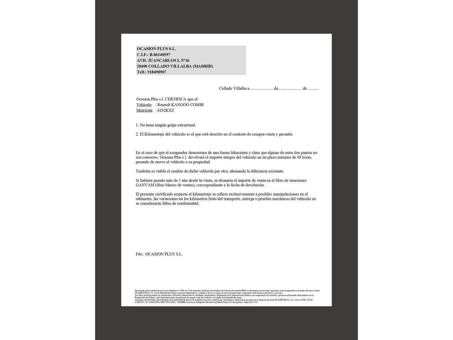 Foto Renault Kangoo Combi Renault Kangoo Combi Profesional N1 Energy dCi (75 CV)