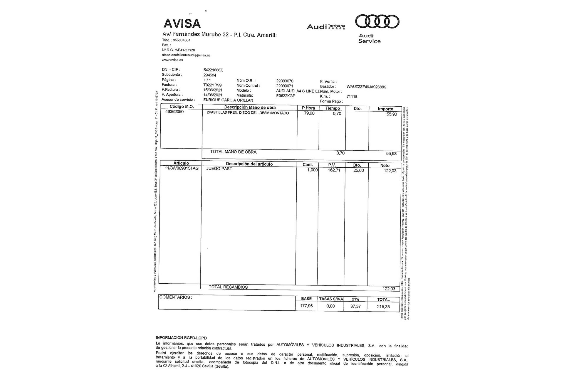 Audi A4 S line edition 2.0 TDI - foto 22
