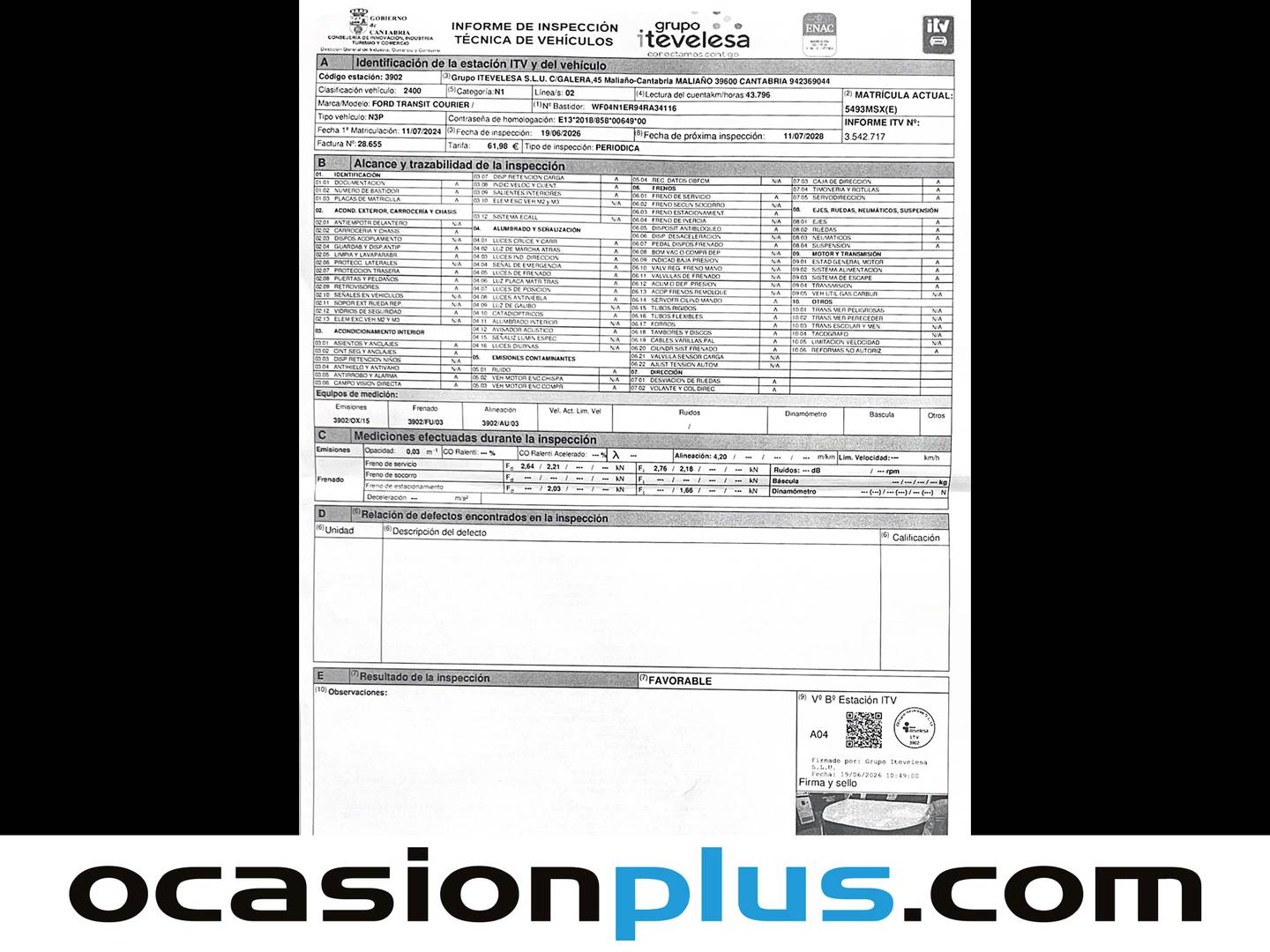 Ford Transit Courier Ford Transit Courier Furgon 1.0 EcoBoost Trend (100 CV) de segunda mano