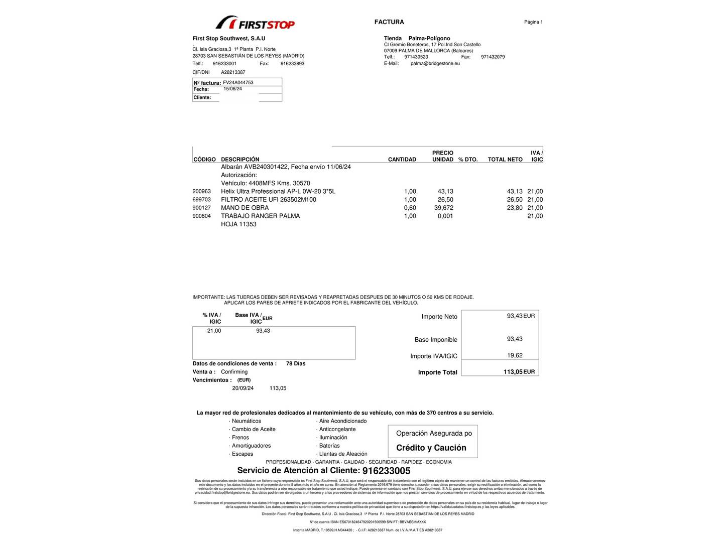 Foto del mantenimiento del Hyundai Tucson Hyundai Tucson 1.6 TGDI Maxx (150 CV)