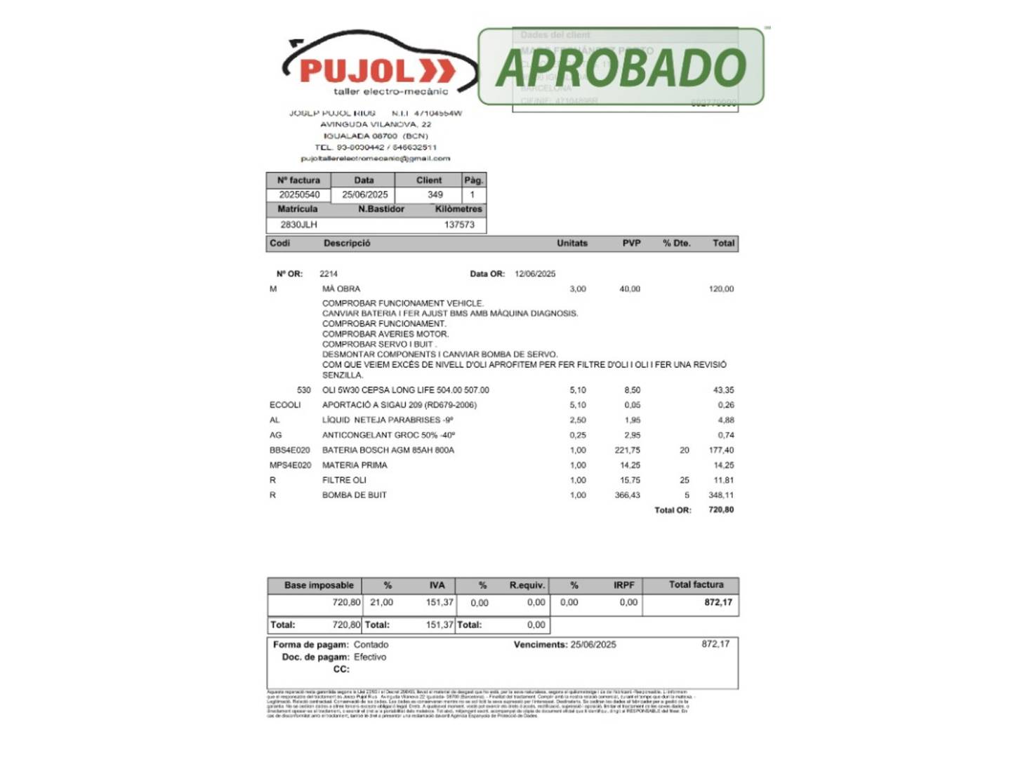 Foto del mantenimiento del Mazda CX-5 Mazda CX-5 2.2 DE Luxury + Premium + Travel + SunRoof 4WD Auto (175 CV)