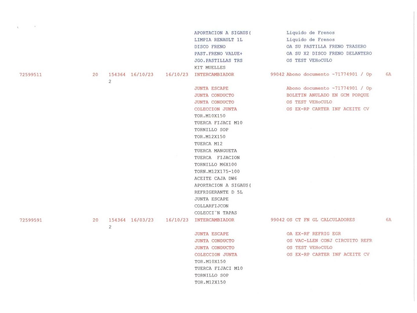 Foto del mantenimiento del Renault Espace Renault Espace Zen Energy dCi (160 CV) TT EDC 7 Plazas