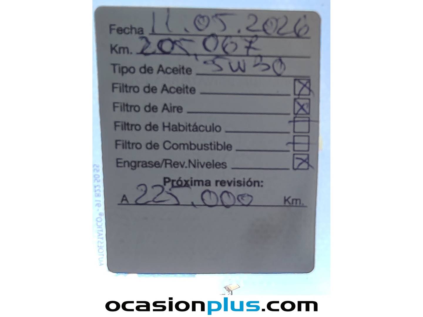 Foto del mantenimiento del Renault Master Renault Master Furgon L2H2 3500 Energy dCi (145 CV)