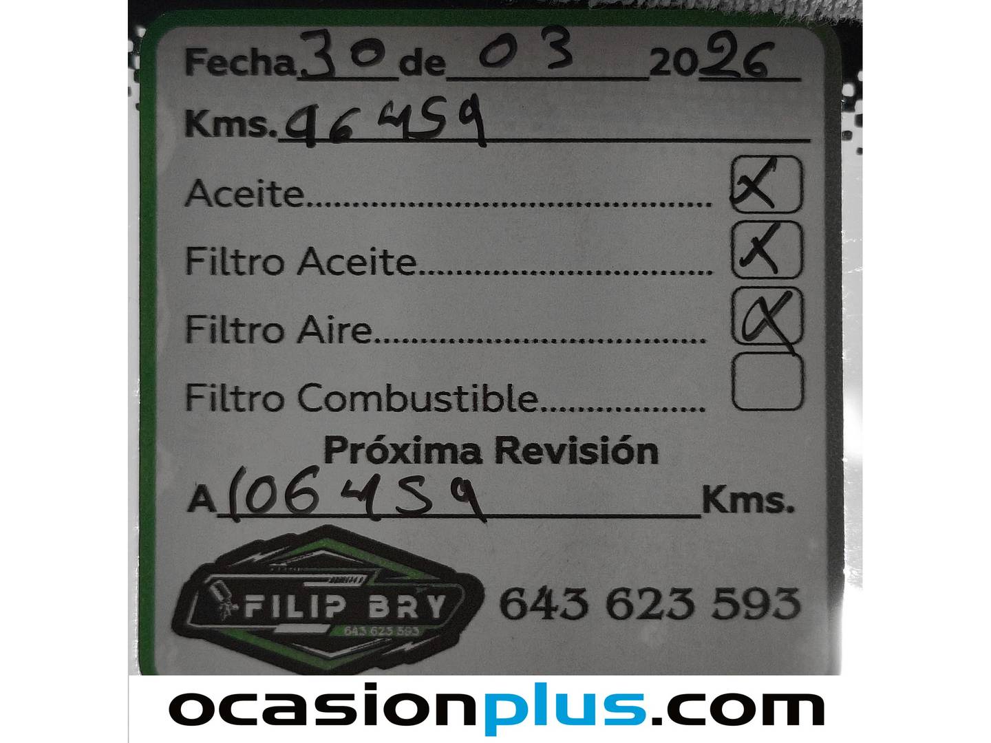 Foto del mantenimiento del Seat Ateca Seat Ateca 1.5 TSI S&S Style Go (150 CV)