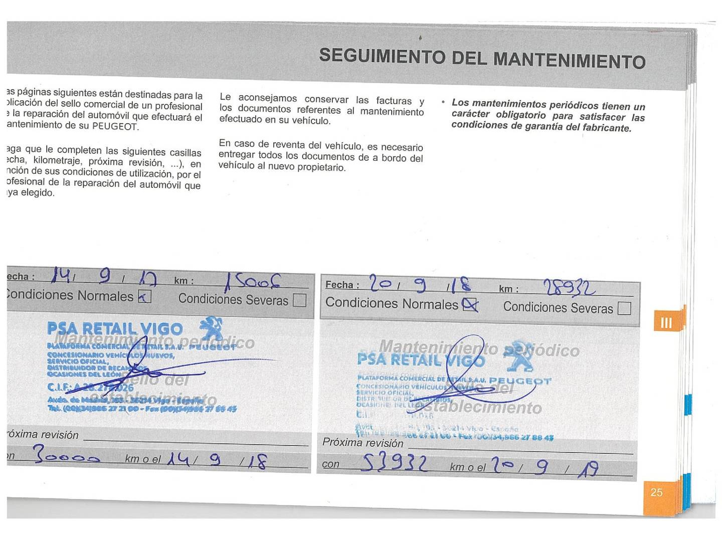 Foto del mantenimiento del Peugeot 2008 Peugeot 2008 PureTech 110 S&S Active (110 CV)