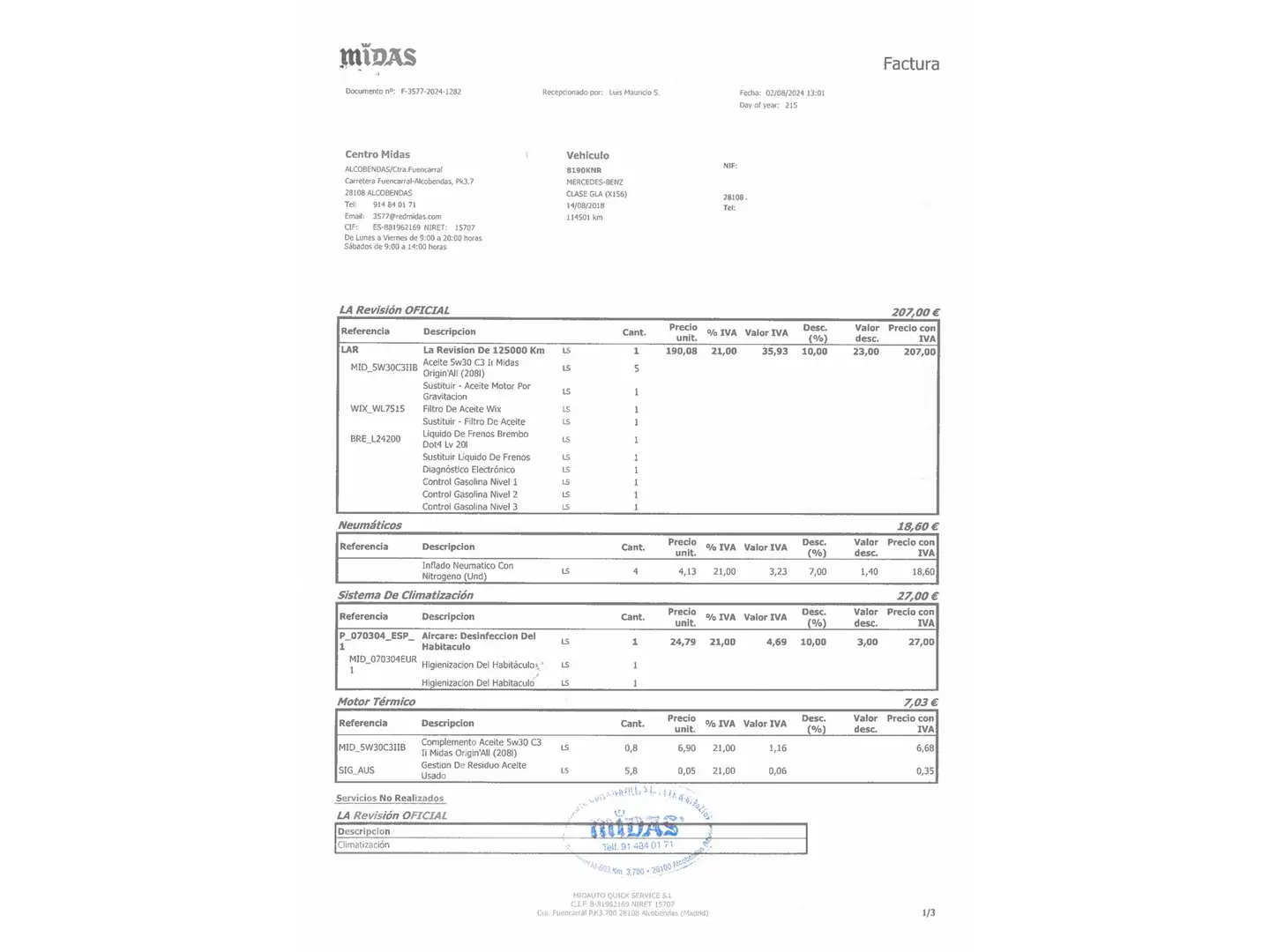 Foto Mercedes GLA Mercedes-Benz GLA 180 (122 CV) Pack AMG