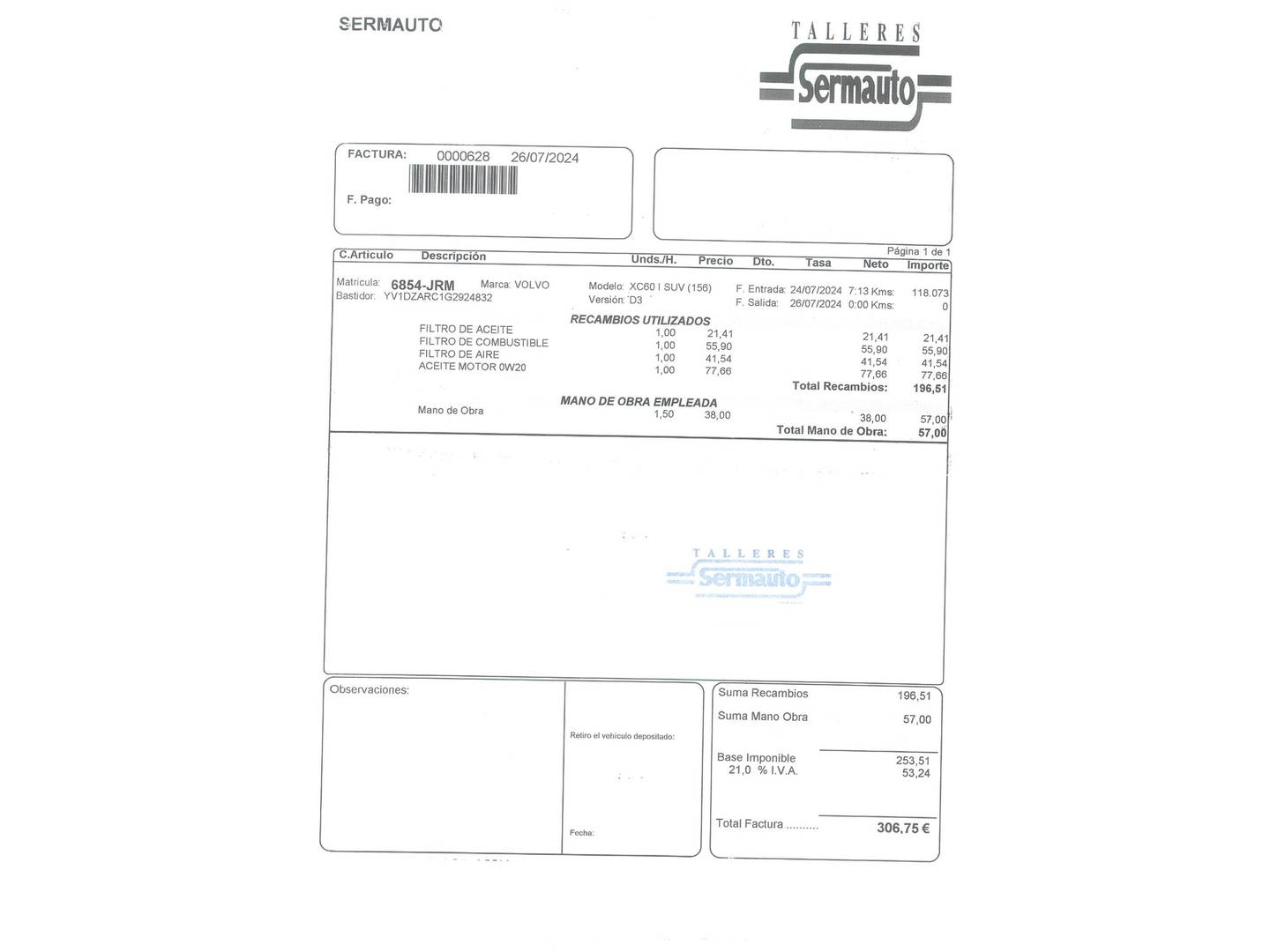 Foto Volvo XC60 Volvo XC60 D3 Kinetic  (150 CV)