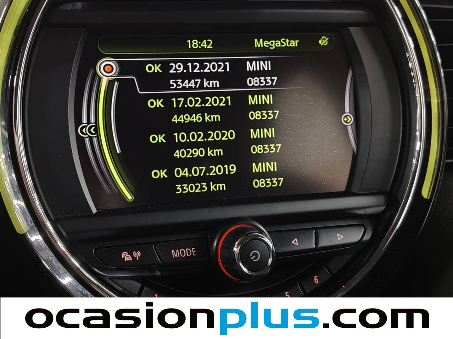 Foto del mantenimiento del Mini MINI Mini MINI Cooper 5 Puertas Cooper 5 Puertas One D 70 kW (95 CV)