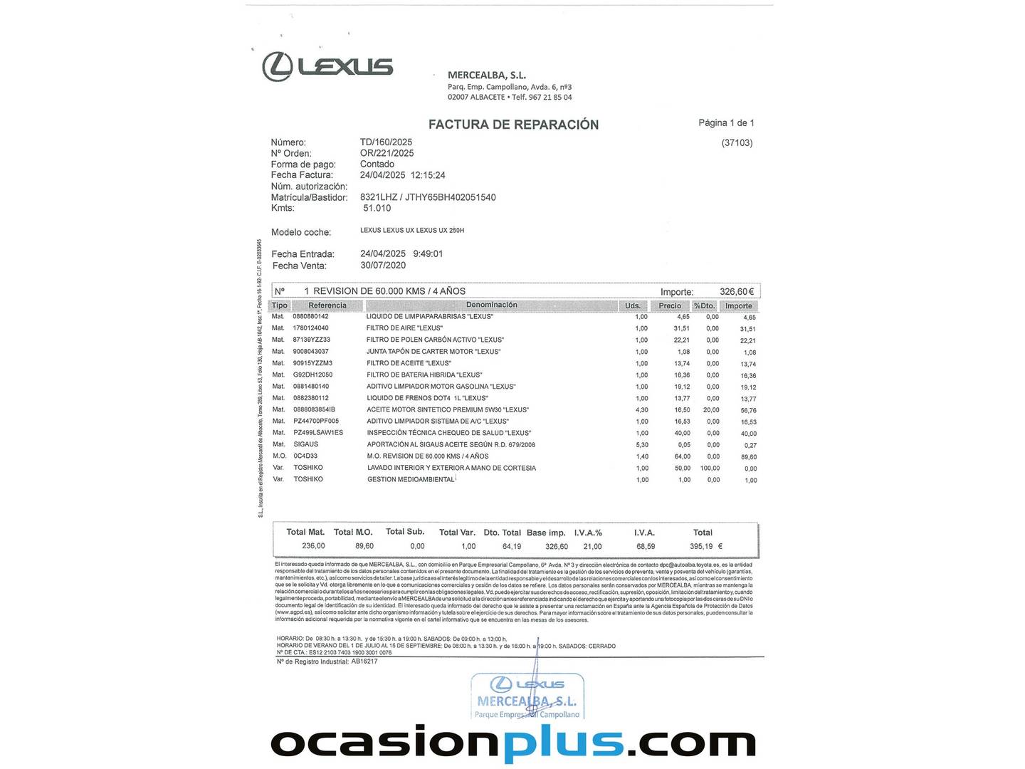 Foto Lexus UX Lexus UX 250h Business 2WD (184 CV)