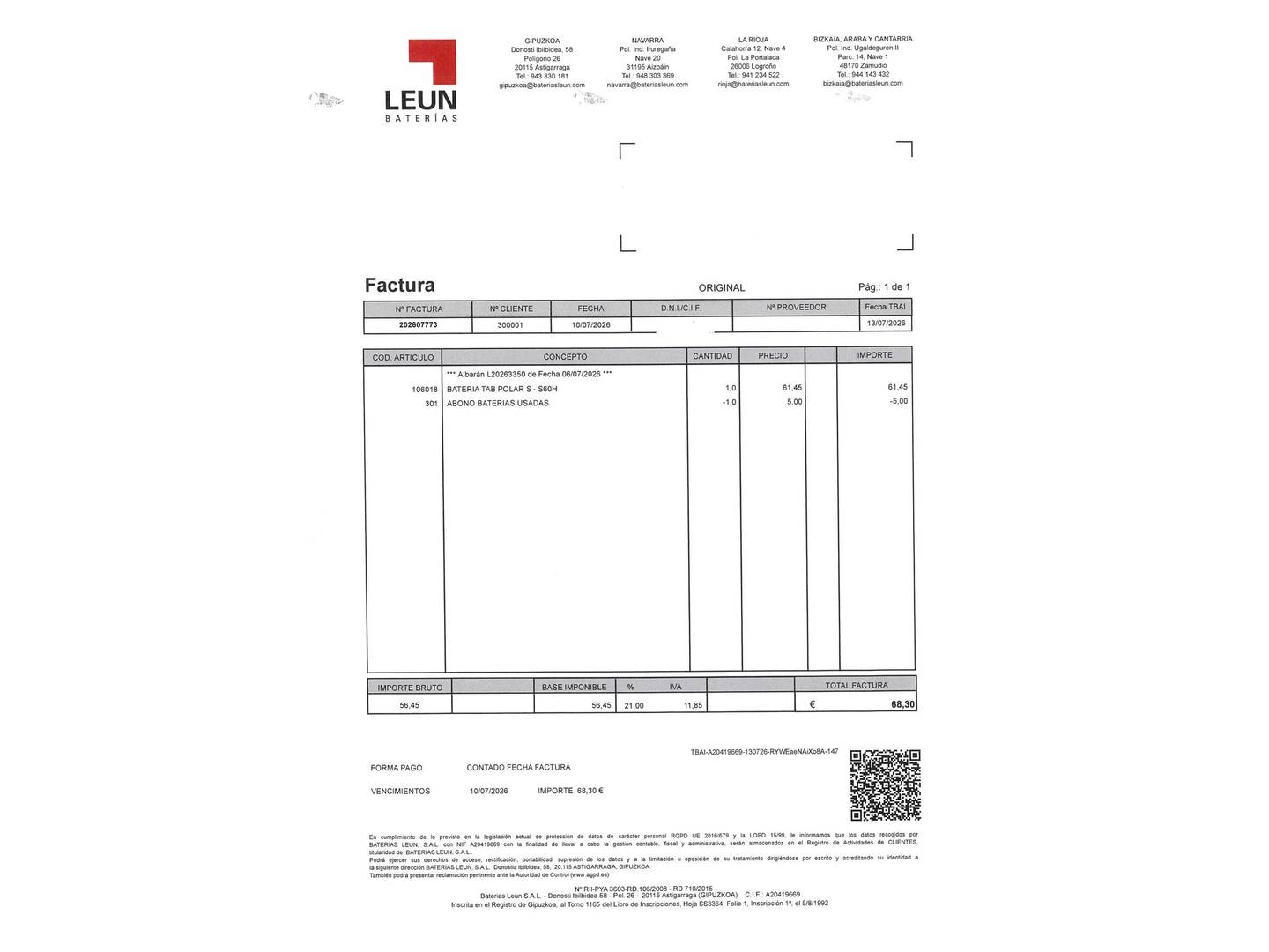 Foto del mantenimiento del Citroën C3 Citroën C3 PureTech 82 Tonic (82 CV)