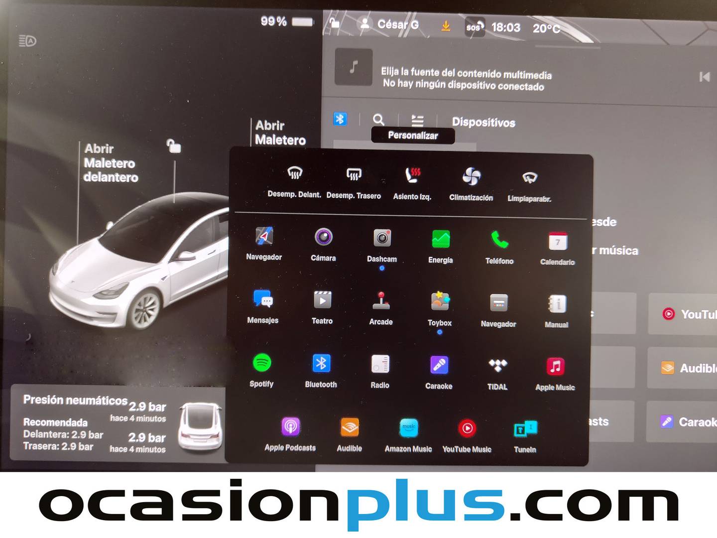 Tesla Model 3 Tesla Model 3 Estándar Plus RWD (306 CV) km 0