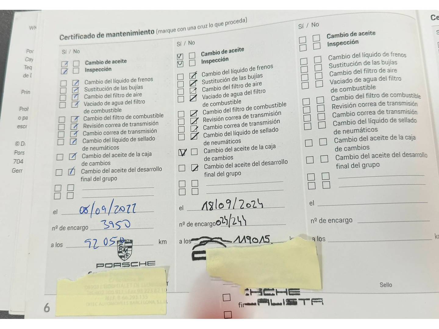 Foto del mantenimiento del Porsche Macan Porsche Macan GTS (360 CV) 4X4