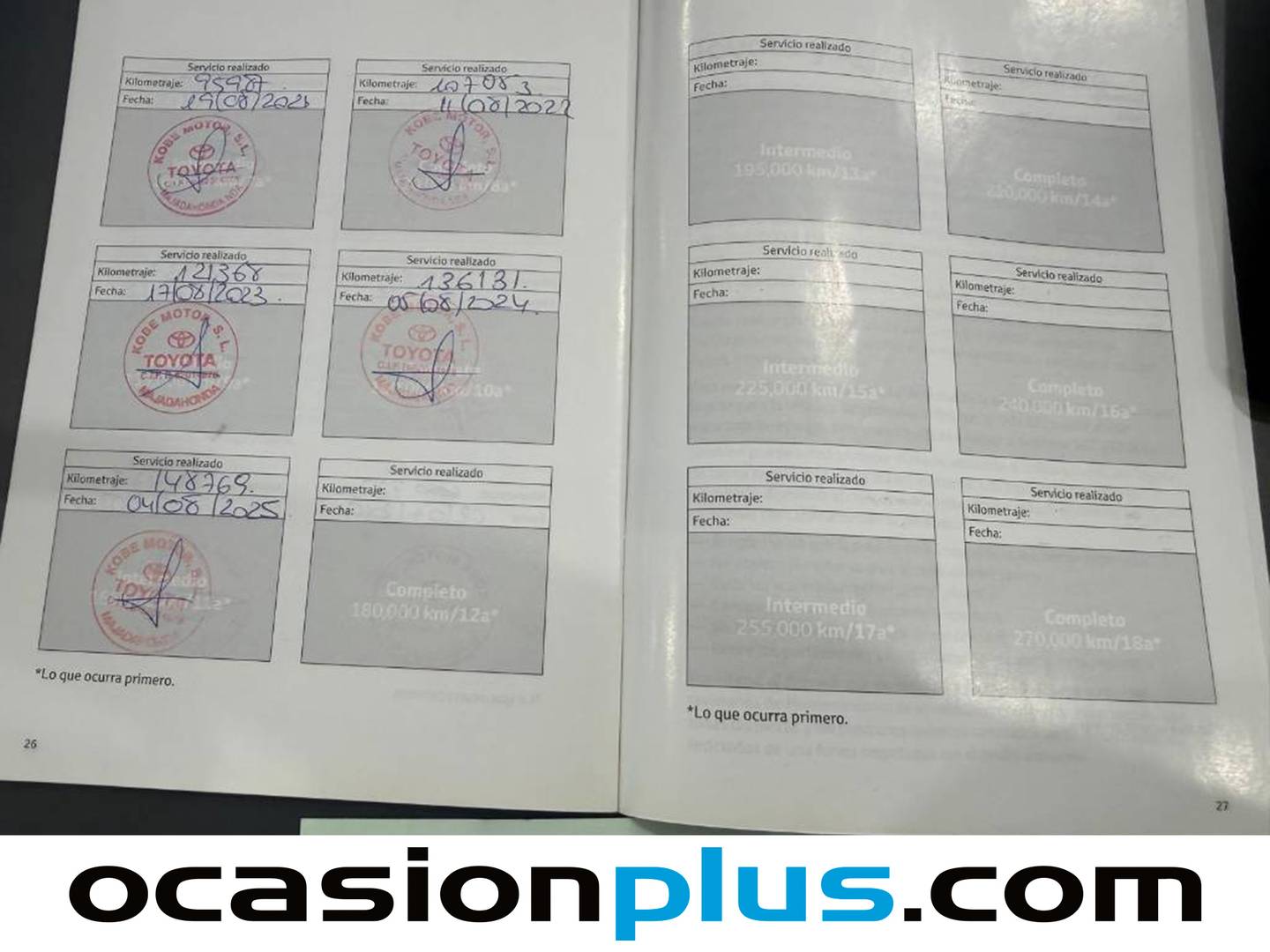 Foto del mantenimiento del Toyota Avensis Toyota Avensis 120D Cross Sport Advance (124 CV)