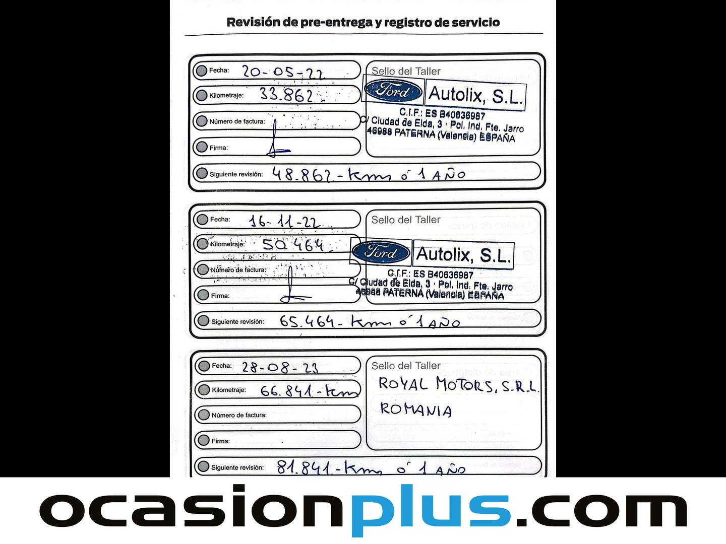 Foto del mantenimiento del Ford Focus Ford Focus 1.5 Ecoblue ST-Line  (120 CV)