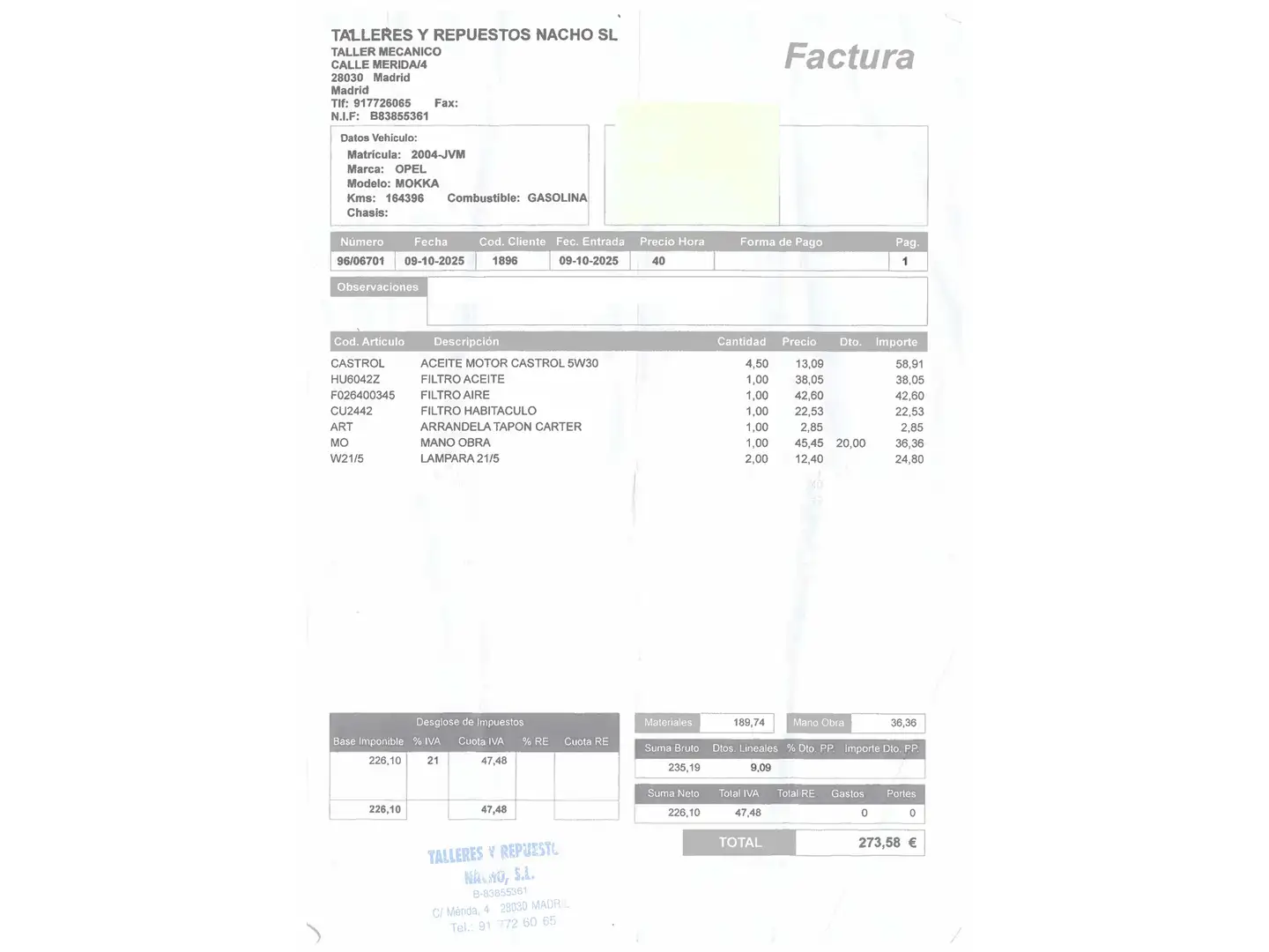 Foto Opel Mokka Opel Mokka 1.4 Turbo S&S Selective 4x2 (140 CV)